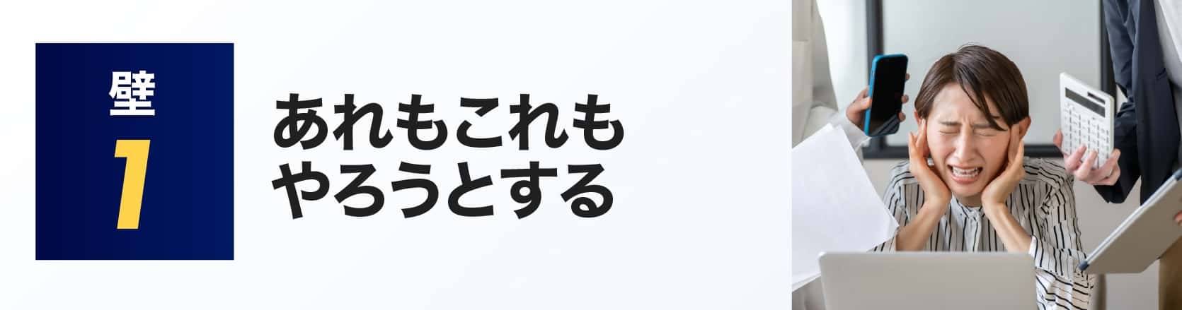 あれもこれもやろうとする